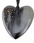 New Engravable Open Your Heart Necklace - Black vendor-unknown