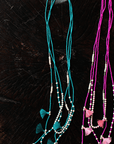 Bali Garland Necklace - Neon Pink