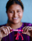 ATITLAN LOVE Bracelet - PINK & RED vendor-unknown