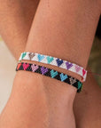 RAINBOW LOVE is LOVE Bracelets Set (of 2) vendor-unknown