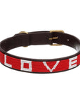 LOVE Pet Collar - Red
