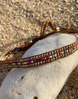 Skinny Gold Darjeeling Rainbow Bracelet