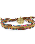 Skinny Gold Darjeeling Double Rainbow Bracelet vendor-unknown