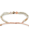 Third Eye Beaded Bracelet - Peach