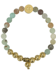 Namaste Chakra Stone Bracelet - Sand Amazonite vendor-unknown