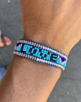 Taj LOVE Bracelet - Blue & Black vendor-unknown