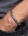 TWFF Silver Feather Cuff