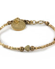 Gia Golden Heart Anklet vendor-unknown