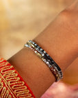 Kali Ombre Bracelet - Black / Silver