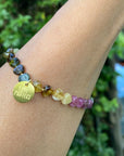 Enlighten Tourmaline Stone Stretch Bracelet