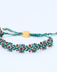 Bali Friendship Lei Bracelet - Peacock Teal vendor-unknown