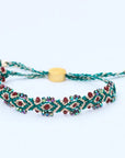 Bali Friendship Lei Bracelet - Peacock Teal vendor-unknown