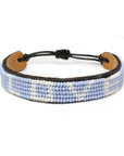 LOVE Bracelet - Light Blue and White