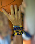 Skinny LOVE Bracelet - Navy and Gold vendor-unknown