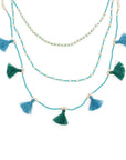 Bali Garland Necklace - Turquoise