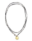 Kali Ombre Necklace - Black / Silver Love Is Project