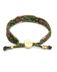 Bali Friendship Bracelet - Olive Camo