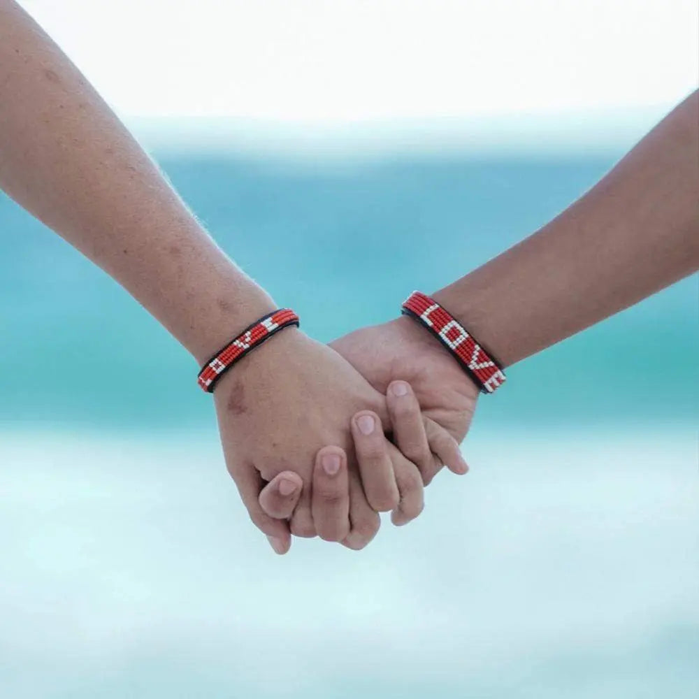 Original Love Bracelet | Red Beaded Bracelet | Love Is Project
