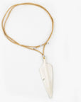 TWFF Feather Engraved Camel Bone Necklace vendor-unknown