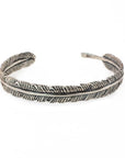 TWFF Silver Feather Cuff vendor-unknown