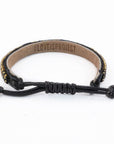 Skinny LOVE Bracelet - Gold/Black