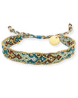 Bali Metallic Friendship Bracelet - Aqua Mist vendor-unknown