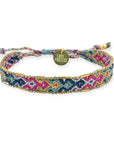 Bali Metallic Friendship Bracelet - Aqua Reef vendor-unknown