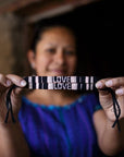 Atitlan LOVE Bracelet - Black & Neutral