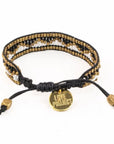 Taj Beaded Bracelet - Black and White Love Is Project