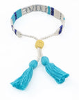 ATITLAN LOVE BRACELET - BLUE & WHITE vendor-unknown