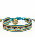 Taj Beaded Bracelet - Jodphur Blue vendor-unknown