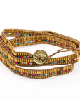 Darjeeling Necklace-Wrap Bracelet-Belt - Gold Love Is Project