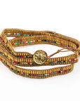 Darjeeling Necklace-Wrap Bracelet-Belt - Gold