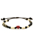 Tagua Heart Bracelet