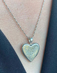 Love Heart Locket Necklace Charm