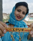 Taj LOVE Bracelet - Saffron vendor-unknown