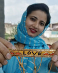 Taj LOVE Bracelet - Saffron vendor-unknown