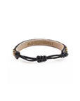 Skinny LOVE Bracelet - Black/Gold vendor-unknown