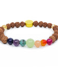 Bali Rainbow Mala - Chakra Center Stones