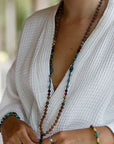 Bali Mala Necklace - Deep Sea Blue