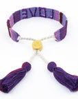 ATITLAN LOVE BRACELET - PURPLE & VIOLET