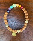 Bali Rainbow Mala - Chakra Center Stones vendor-unknown