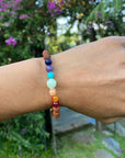 Bali Rainbow Mala - Chakra Center Stones vendor-unknown