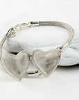 Sterling Silver Heart Locket Bracelet vendor-unknown