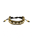Taj Beaded Bracelet - Black and White Love Is Project