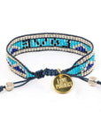 Taj LOVE Bracelet - Blue & Black vendor-unknown