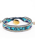 Taj LOVE Bracelet - Blue & Black