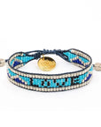 Taj LOVE Bracelet - Blue & Black vendor-unknown