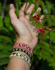 Taj LOVE Bracelet - Black & White vendor-unknown