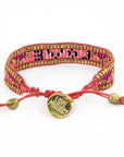 Taj LOVE Bracelet - Pink & Black